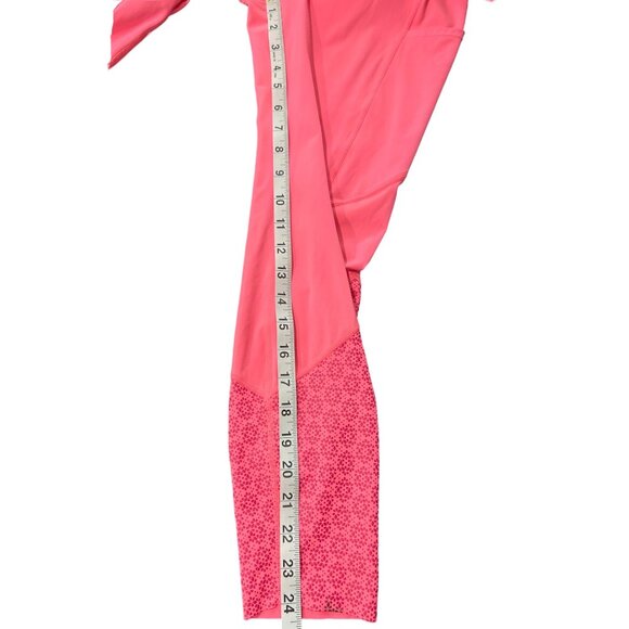 Zyia Women's Leggings Capri Pockets Pink Size 6-8 - Picture 6 of 8